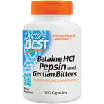 Doctor's Best - Betaine HCL Pepsin & Gentian Bitters Variationer 360 caps