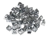 Startech.Com 50 Pkg M5 Cage Nuts For Server Rack Cabinets - M5 Cage Nuts - Rack Cage Nuts - Cage Nuts (Cabcagenuts) - Rack Nuts (Pack Of 50) - For P/N: Rack-18U-20-Wall-Oa, Rack-21U-20-Wall-Oa, Rack-24U-20-Wall-Oa, Shelf-2U-20-Center-V