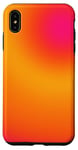 Coque pour iPhone XS Max Rose Orange Aura Ombre