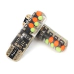 *‧ 2PCS Car Indicator Bulb Colorful Remote Controll Light With Blasting Flash