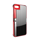 Clouds Selfie Stick Phone Case Aluminum Alloy Cover Iphone 6/7/8 Ultra-Slim Multifunctional Cover Case for Iphone 6/7/8,Red,Iphone 6/7/8