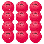 Franklin Sports Outdoor Pickleballs - X-40 Pickleball Balls USA (USAPA) Approved 12 Pack Outside Pink US Open Ball