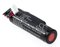 CS-LOS600SL Batteries 2200mAh Compatible avec [Logitech] UE Roll, UE Roll 1, UE Roll 2, UE Roll Ears Boom, WS600, WS600BL, WS600VI remplace 533-000122, pour T11715170SWU