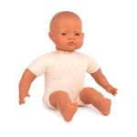Miniland Miniland31067 Bald South American Baby Doll, Multi-Color
