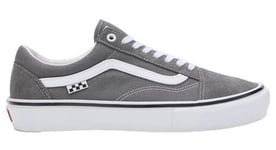 Chaussures vans skate old skool gris blanc