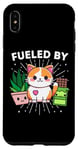 iPhone XS Max Cat Happiness Fueled By Plants Chocolate CatFunny Kawaii Case