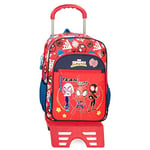 Sac à Dos Scolaire Marvel Spidey and Friends avec Trolley Rouge 30x40x13 cms Polyester 15,6L