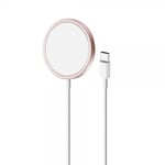 Puro Trådlös Laddare Magnetic USB-C Charging Cable MagSafe Rosa