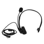 4X(2 PIN PTT Mic Headphone Headset for    UV5R 5R/888S G7V8)ett