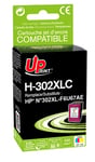 UPrint H-302XLC - 18 ml - couleur (cyan, magenta, jaune) - compatible - remanufacturé - cartouche d'encre (alternative pour : HP 302XL, HP F6U67AE) - pour Deskjet 11XX, 21XX, 36XX; Envy 451X, 452X; Officejet 38XX, 46XX, 52XX