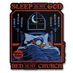 Steven Rhodes - Sleep Is My God Sticker, Accessories