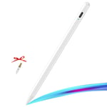 KKUYI Stylus Pen 2nd Gen with Palm Rejection for iPad (2018-2020), 1.5MM Replaceable Tip Active Stylus, iPad Pencil Compatible with iPad 6th 7th/iPad Pro 11 or 12.9''/iPad Mini 5th/iPad Air 3rd Gen