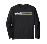 Ghostbusters ECTO-1 Colorful Striped Rainbow Portrait Long Sleeve T-Shirt