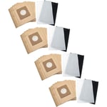 VHBW Lot de sacs (papier) + filtre avec 24 pièces compatible Moulinex MO151101/4Q0, Accessimo, Compacteo, Mini Space aspirateur - Vhbw