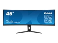 iiyama ProLite XCB4594DQSN-B1 - Écran LED - incurvé - 45" (44.5" visualisable) - 5120 x 1440 Dual Quad HD @ 165 Hz - VA - 450 cd/m² - 3000:1 - HDR400 - 0.8 ms - 2xHDMI, DisplayPort, USB-C -...