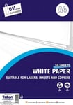50 Sheets A4 White Printer Paper 80GSM Inkjet Laser Copier Home Office