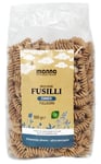 Pasta, fusilli, emmer, fullkorn