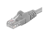 PremiumCord Patch kabel UTP Cat5e 50m seda, 50 m, Cat5e, U/UTP (UTP), RJ-45, RJ-45