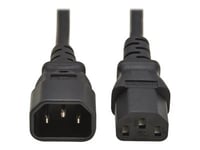 Eaton Tripp Lite Series Pdu Power Cord, C13 To C14 - 10A, 250V, H05vv-F, 2 M (6.6 Ft.), Black - Strömkabel - Power Iec 60320 C13 Till Iec 60320 C14 - Ac 250 V - 10 A - 2 M - Svart - Europa - För P/N: B020-U16-19-Ipf, B020-U16-19-Ipg, B020-U16-19-Kf,