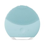 FOREO LUNA mini 2 Facial Cleansing Brush and Anti-aging Skin Care device made with Soft Silicone for Every Skin Type, Mint, USB Rechargeable
