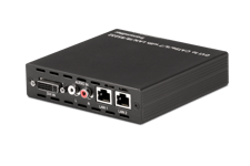 CYP/// DVI sändare över HDBaseT, 100m, PoC, LAN, Analogt Ljud
