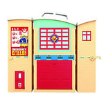 Fireman Sam Fire Rescue Centre fire station playset, figure & accessories, pre-school adventure toy, zipwire, rescue platform
