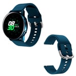 20mm Garmin Vivomove Luxe / Vivomove 3 / Vivomove Style / Venu durable silicone watch band - Dark Blue