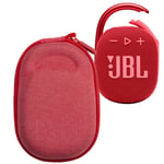 Hard Storage Case for JBL CLIP 4 Portable Bluetooth Wireless Speaker by Aenllosi (Red,only case)