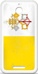 Onozo Coque TPU Gel Souple HTC Desire 510 Design Drapeau Vatican Vintage