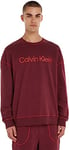 Calvin Klein Men Sweatshirt L/S Cotton, Red (Tawny Port), L