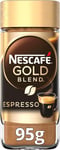 Nescafe Gold Blend Espresso Instant Coffee (Pack of 6 x 95g)