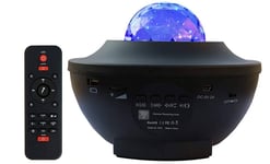 Stjärnhimmel projektor med Bluetooth