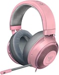 Razer Kraken - Cross-Platform Wired Gaming Headset (Custom Tuned 50 mm Drivers, Unidirectional Microphone, 3.5 mm Cable with In-line controls, Cross Platform Compatible) Quartz Pink
