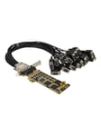 StarTech.com 16 Port PCI Express Serial Card - High-Speed PCIe Serial Card - expansion module