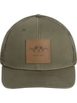 Blaser Leather Badge Keps Mörk Oliv -