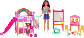 Barbie Skipper First Jobs Lekesett med Dukker Barnehage