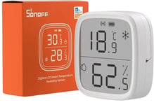 Sonoff Zigbee 3.0 Temperatur och Luftfuktighetsensor med LCD