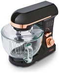 Tower T12033RG Cavaletto Stand Mixer - Black & Rose Gold
