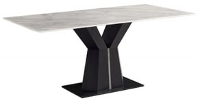 Ancora Marble Dining Table - Displayed in Ocean