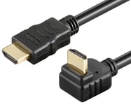 High Speed 90° vinklet HDMI kabel - 0.5 m