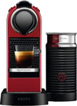 NESPRESSO® CitiZ & Milk kaffemaskin fra Krups, Rød