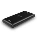 Philips DLP1011Q/00 Batterie Externe - Power Bank - 10000mAh - QI - 2 Ports USB - Alimentation - Noir