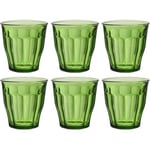 Duralex Dricksglas Picardie Grön 6-pack 25 cl