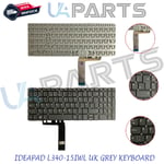 Replacement For Lenovo IdeaPad L340-15 L340-15IRH UK Laptop Keyboard Grey
