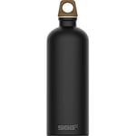 SIGG - Aluminium Water Bottle - Traveller MyPlanet Black - Climate Neutral Certified - Suitable For Carbonated Beverages - Leakproof - Lightweight - BPA Free - Black - 1 L