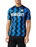 Nike Inter M NK BRT STAD JSY SS HM T-Shirt Homme, Blue Spark/(White) (Full Sponsor), FR : S (Taille Fabricant : S)