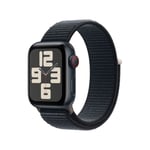 Apple Watch SE 2023 med Sportloop Midnatt 40mm GPS + Cellular