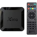 ZHKXBG An oid 10.0 TV Box X96 Mini X96Q Smart TV Box Allwinner H313 Quad Core Support 4K 3D décodeur X96 Mini WiFi Home Media