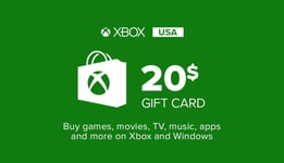 Microsoft Store Carte cadeau Xbox Live 20$