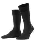 FALKE Men's Sensitive Malaga M SO Cotton With Soft Tops 1 Pair Socks, Grey (Anthracite Melange 3095) new - eco-friendly, 11.5-14